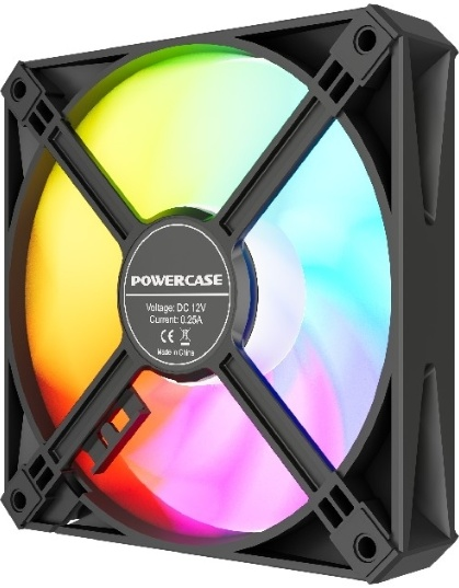 Powercase M56-12 ARGB Black 004