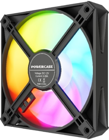 Powercase M56-12 ARGB Black 004